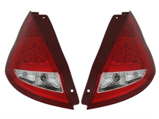 Πίσω Φανάρια LED Red White Για Ford Fiesta MK7 2008-2012