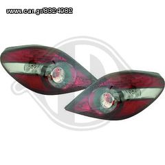 PEUGEOT 207 ΦΑΝΑΡΙΑ ΠΙΣΩ  RED-KOKKINA LED