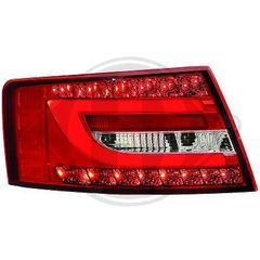AUDI A6 C6 ΦΑΝΑΡΙΑ ΠΙΣΩ LED ΚΟΚΚΙΝΑ-ΛΕΥΚΑ/RED-WHITE